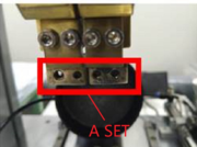 Copper electrode for HBS-2AM, 1set, 2 pcs